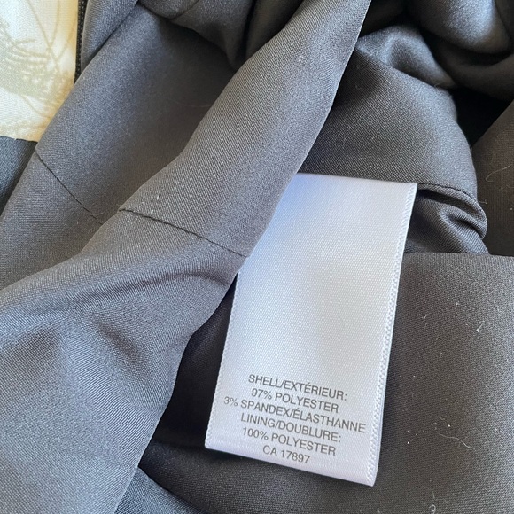 Banana republic sheath dress cream and dark grey pattern - Picture 7 of 9